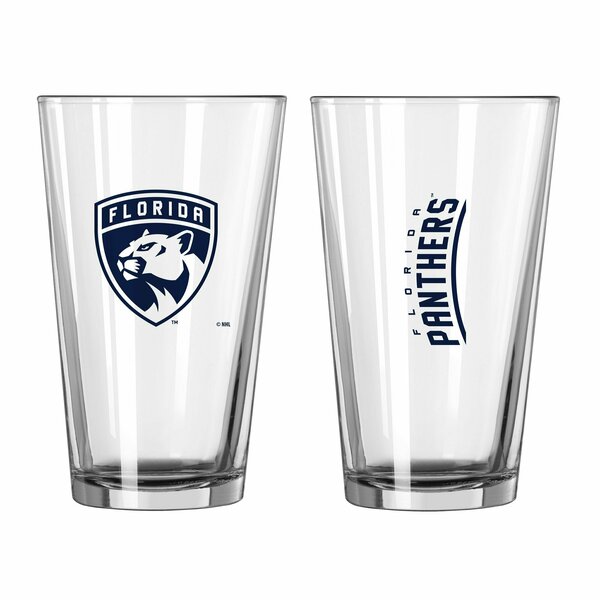 Logo Brands Florida Panthers 16oz Gameday Pint Glass 813-G16P-1